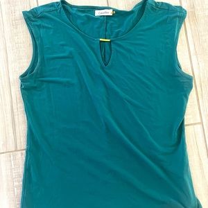 Calvin Klein blouse with gold accent